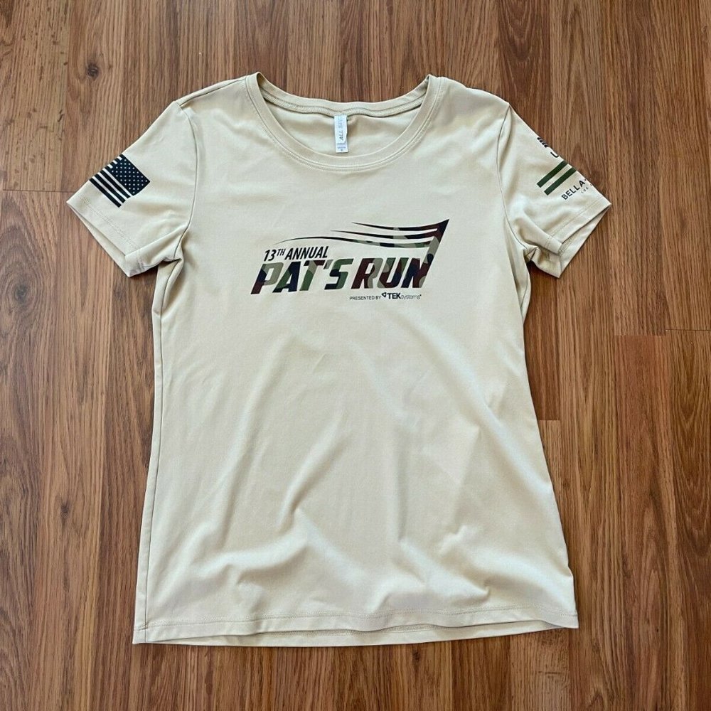 2017 Pat's Run 13th Annual PAT TILLMAN FOUNDATION Women's Size Medium Race Shirt